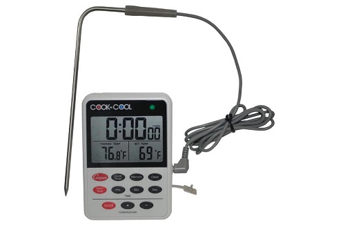 Thermometer/Schaltuhr  -30°C/+200°C